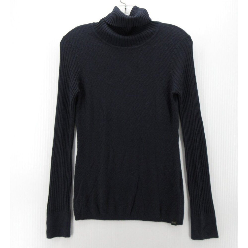 Scotch Soda Sweater Medium Maison Scotch Wool Blend Turtleneck Ribbed